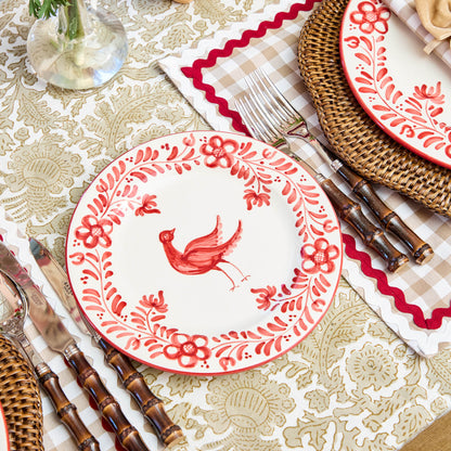 Piatti Martha Red (set da 4)