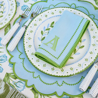Tovagliette Mariana blu e verdi (set da 4)