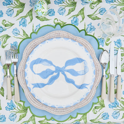 Piatti da portata e da antipasto Marilyn Blue Bow (set da 8)