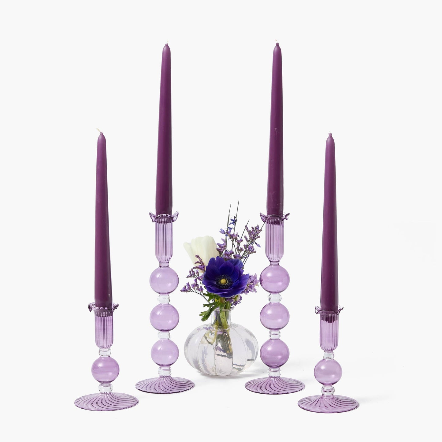 Set di candele viola Eden