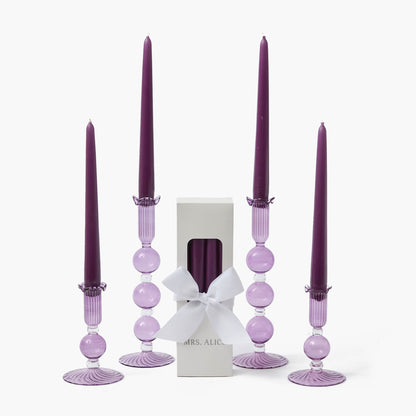 Set di candele viola Eden