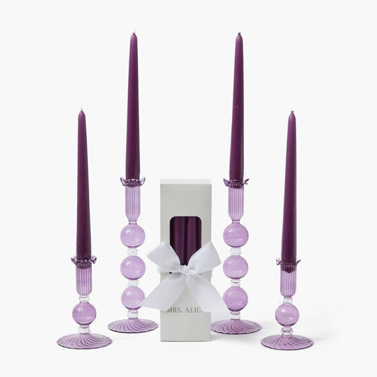 Set di candele viola Eden