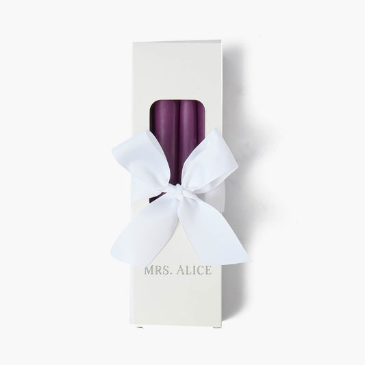 Candele viola (set da 8)