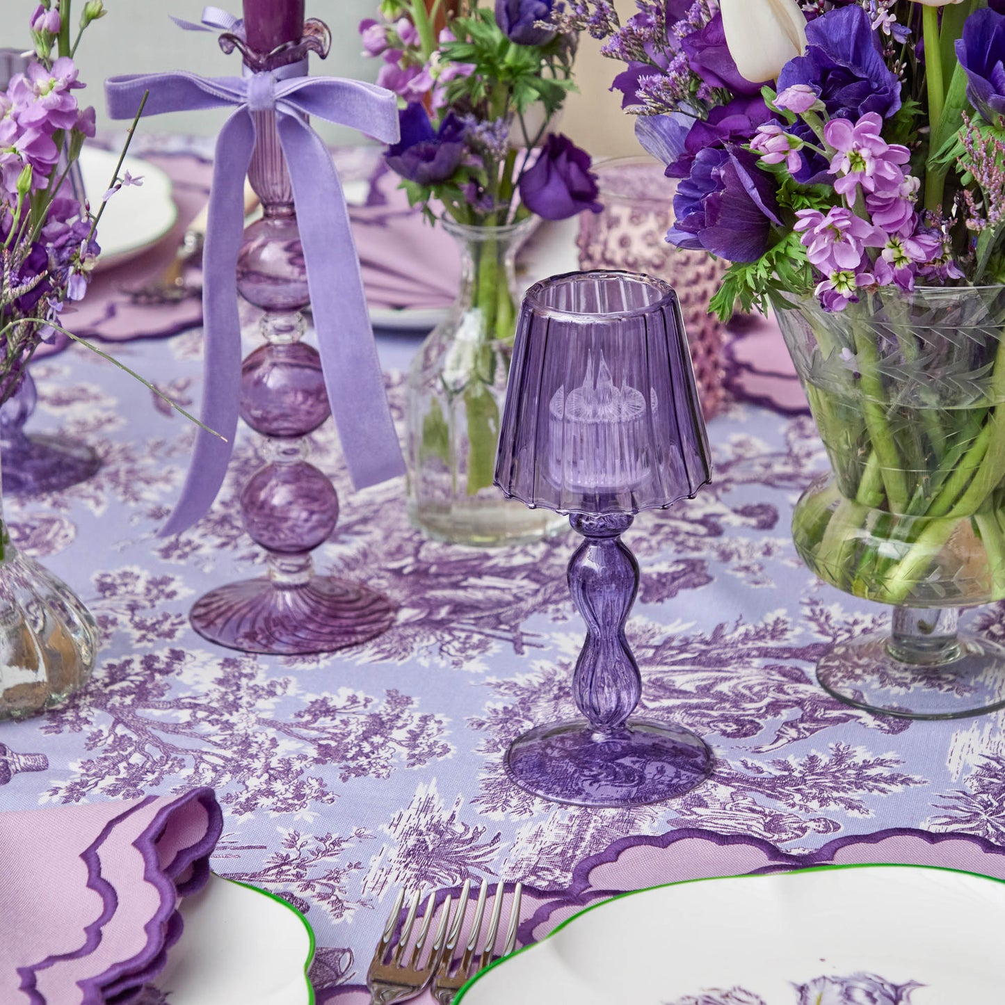 Eden Purple Candlescape