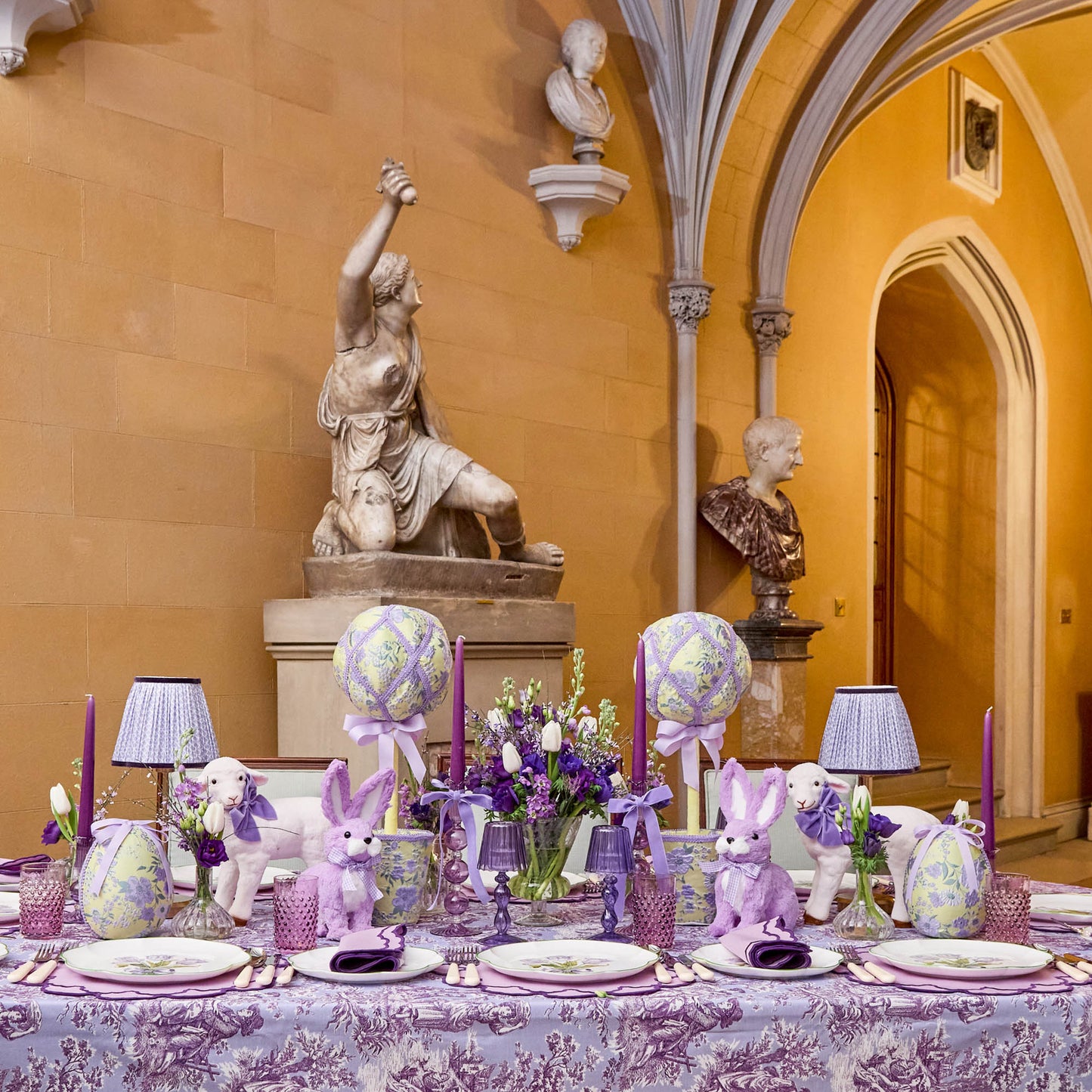Set di candele viola Eden