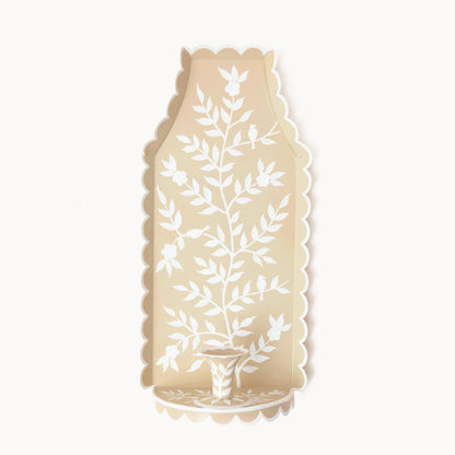 Applique per candela in stucco cinese Tole