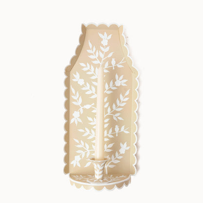 Applique per candela in stucco cinese Tole